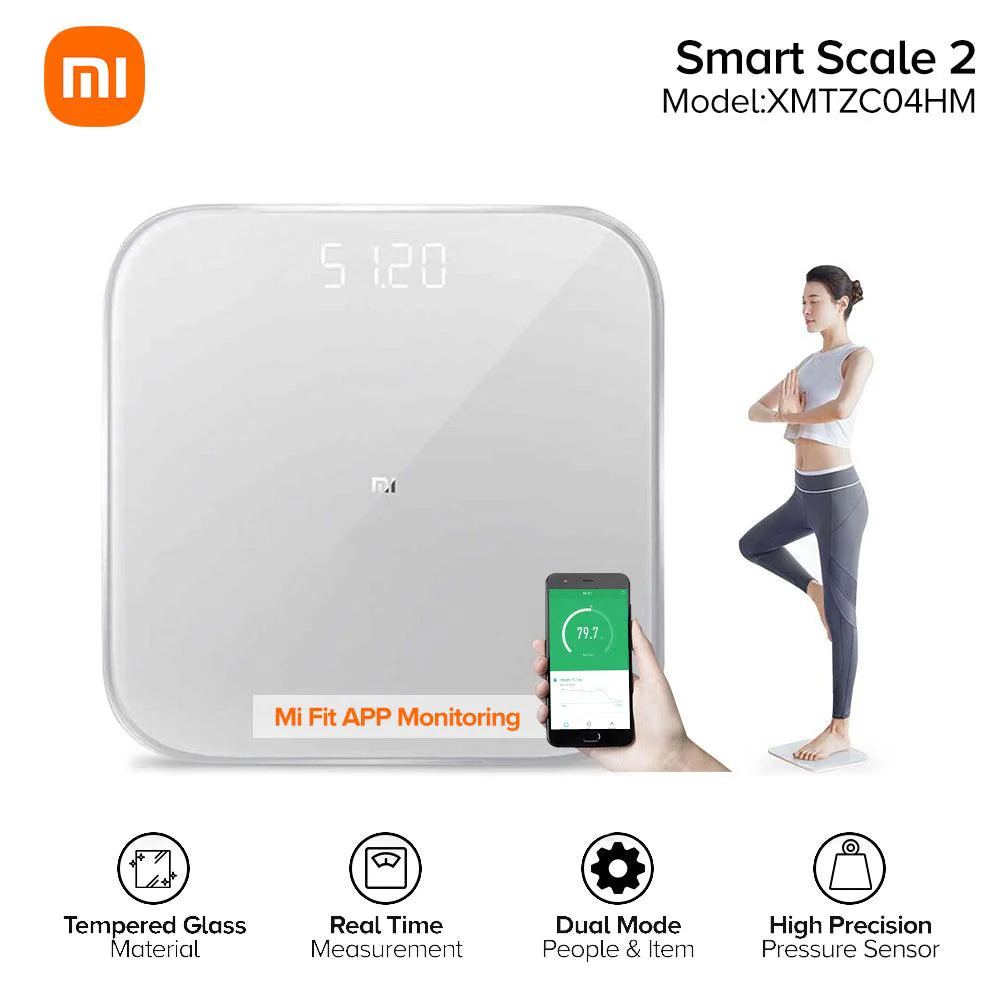 Xiaomi Mi Smart Scale 2: интеграция с приложением Mi Fit и функция проверки баланса тела